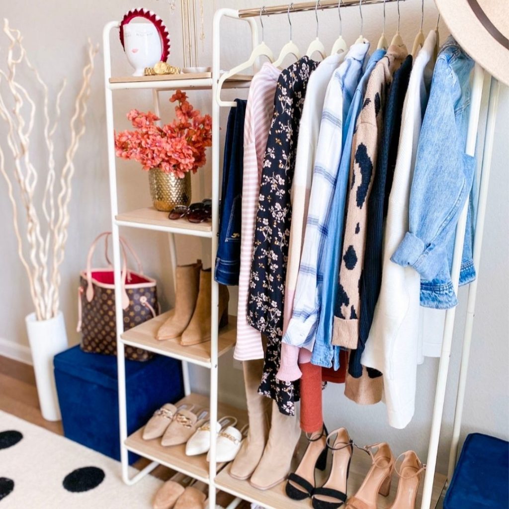 clothing-rack-with-Fall-clothes