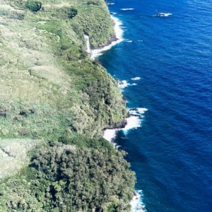 maui, hawaii aerial view of coastline