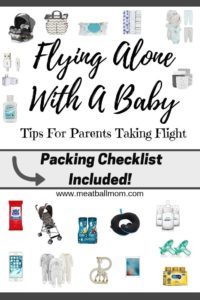 The idea of flying alone with a baby, can seem like a giant task and a huge headache. But don't worry--- we've got you covered! These tips are sure to make for a smoother flight. #flyingtips #firstflight #flyingwithbaby #flyingwithkids #flyingwithinfant #flyingalonewithababy #babytravel #familytravel