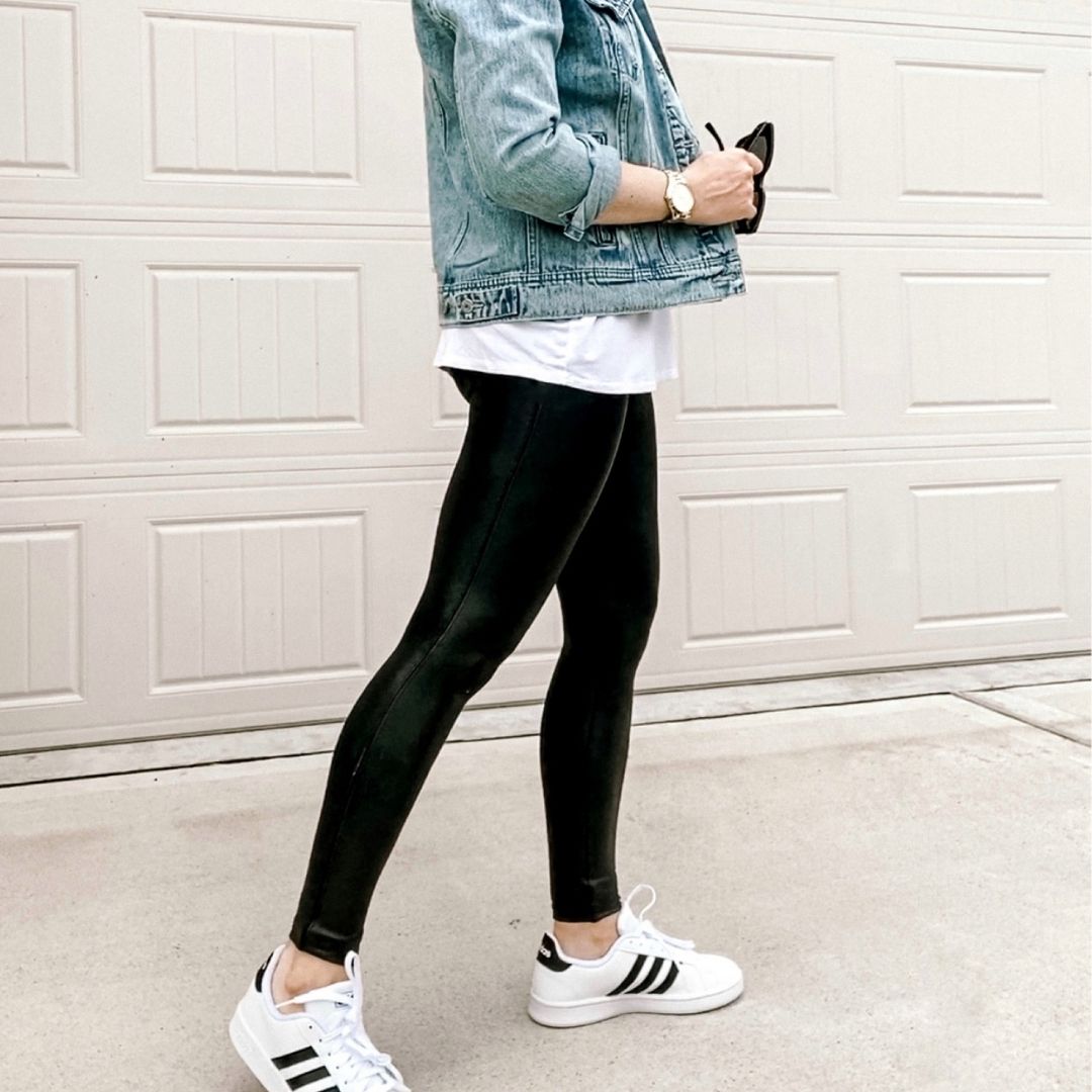 shoes to wear with pleather leggings