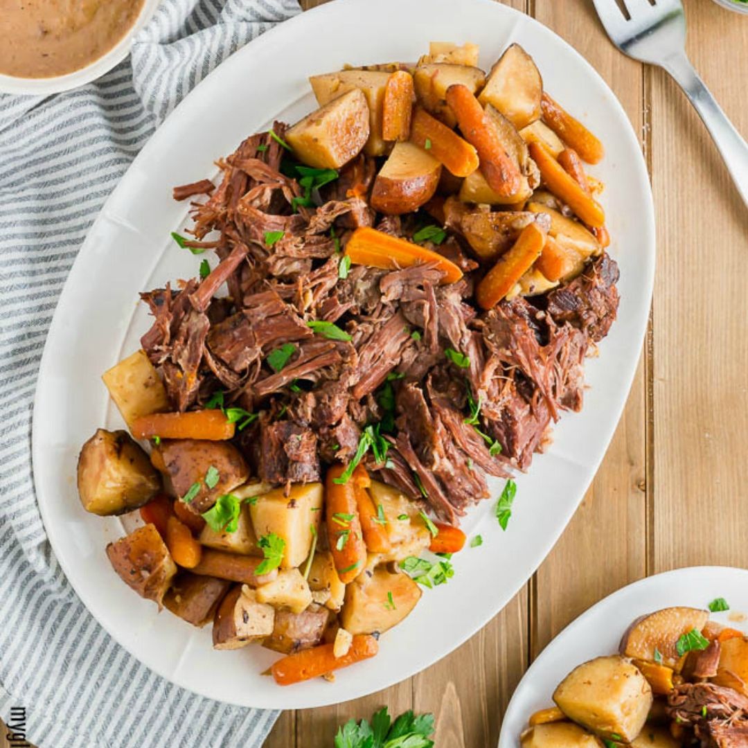 Crock Pot Roast Beef (1) - Meatballmom