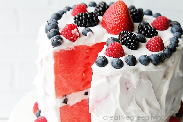 4th-of-july-desserts-patriotic-layered-watermelon-cake