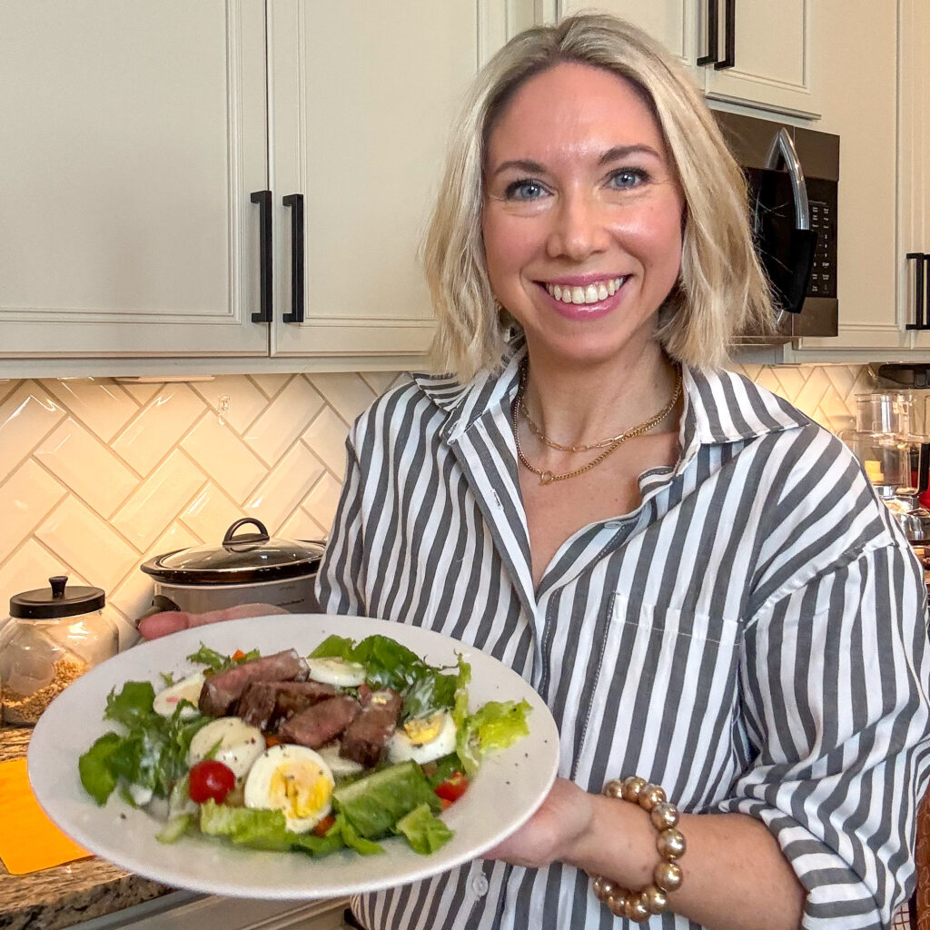 steak-salad-dinner